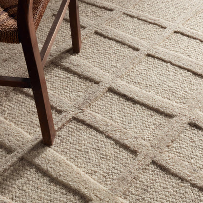Bavell BAV04 Rug by Jaipur Living in cream, n/a. Made from 100% wool in a unique style.