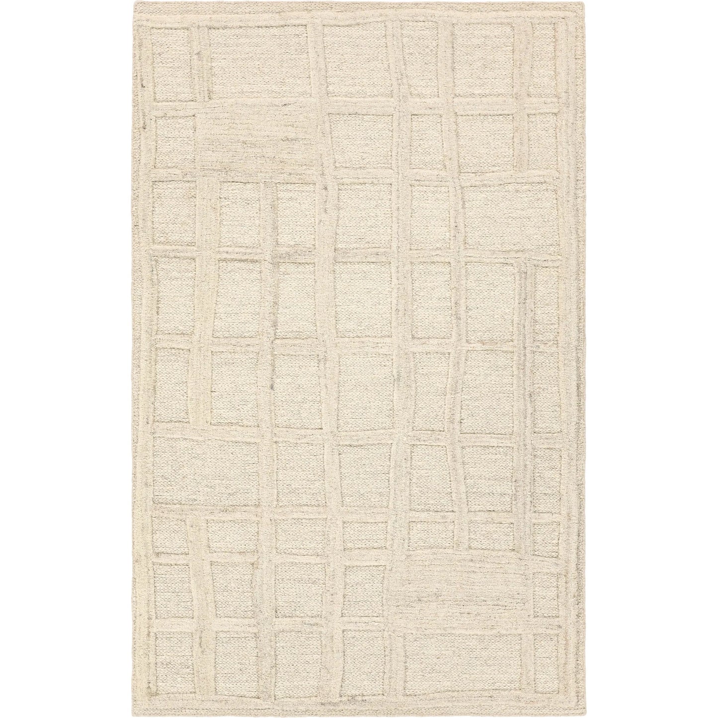 001 SI-2444643,SI-2444644,SI-2444645,SI-2444646,SI-2444647,SI-2444648 | Primary Silo | Bavell BAV04 Rug by Jaipur Living in cream, n/a. Made from 100% wool in a unique style.
