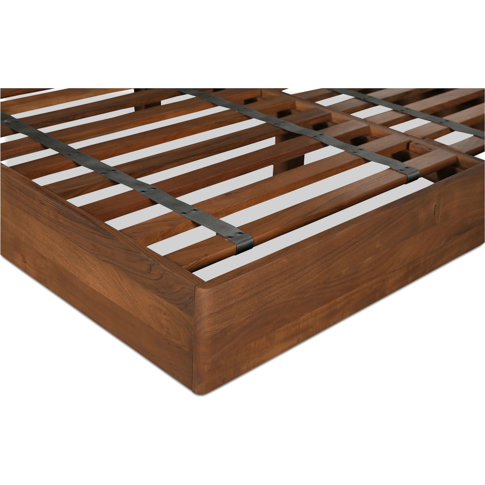 Watson Bed by Moe's Home Collection in walnut. Made from solid acacia in a transitional style.