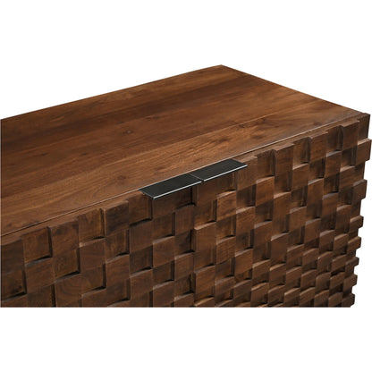 Easton Sideboard by Moe's Home Collection in brown. Made from acacia wood, acacia veneer, solid acacia wood, back panel in acacia veneer. in a traditional style.