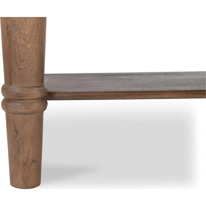 Russet Console Table by Moe's Home Collection in brown. Made from acacia wood, acacia veneer in a traditional style.