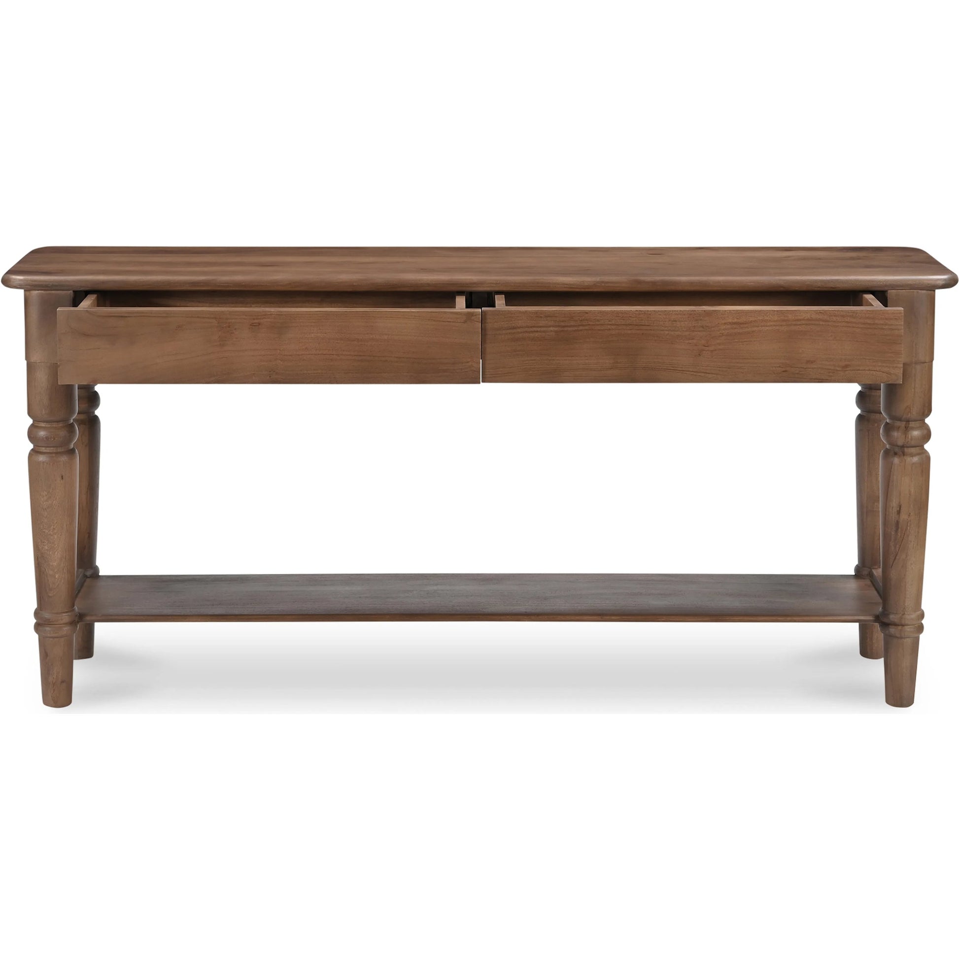 Russet Console Table by Moe's Home Collection in brown. Made from acacia wood, acacia veneer in a traditional style.