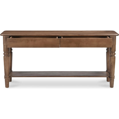 Russet Console Table by Moe's Home Collection in brown. Made from acacia wood, acacia veneer in a traditional style.