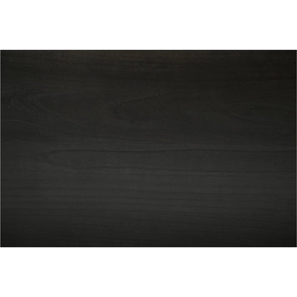 Mona Sideboard by Moe's Home Collection in black. Made from solid neem wood, tempered glass, pine veneer back in a traditional style.