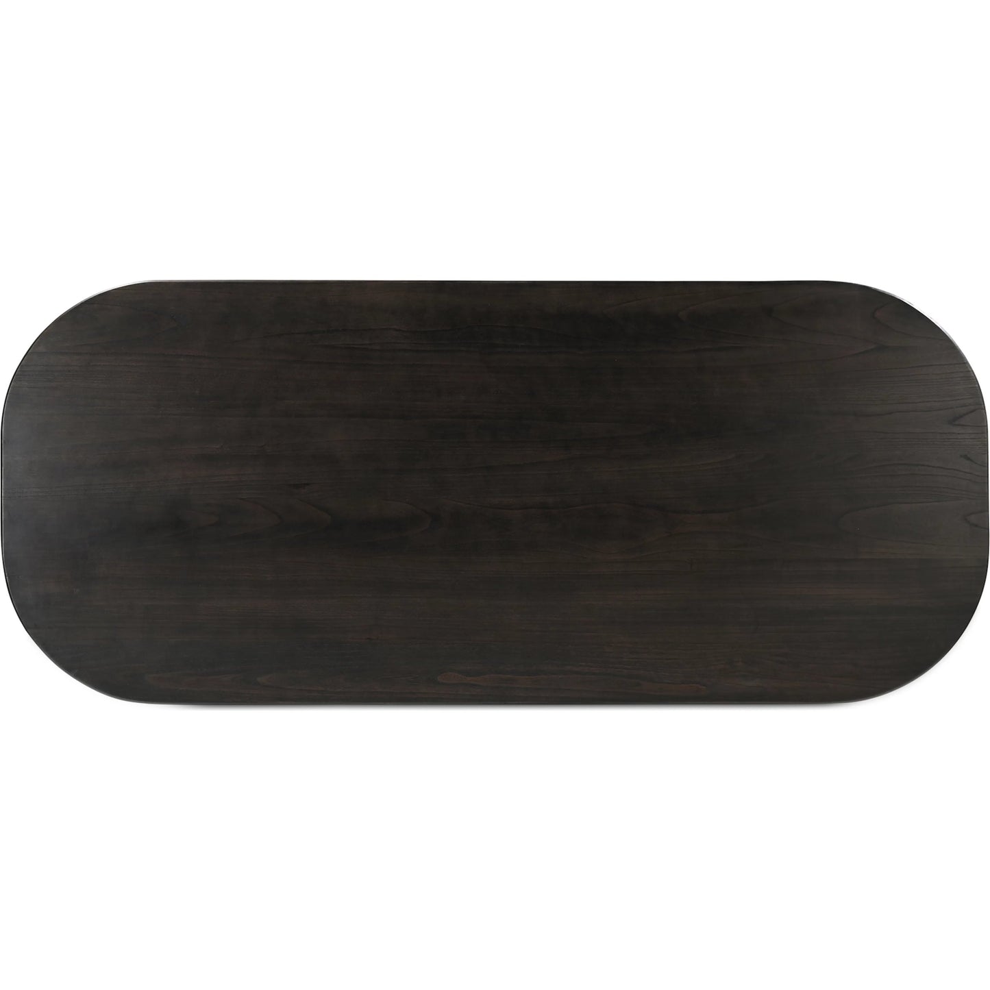 004 SI-2368082 | Additional Silo | Glenn Oval Dining Table by Moe's Home Collection in dark brown. Made from solid neem wood, iron bar, connecting plates in a traditional style.