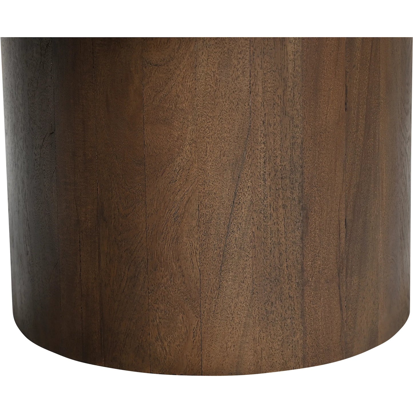 006 SI-2441402 | Closeup | Hadley Coffee Table by Moe's Home Collection in warm brown neem. Made from reclaimed neem wood, mango veneer covering plate for legs opening, metal connecting plate in a traditional style.