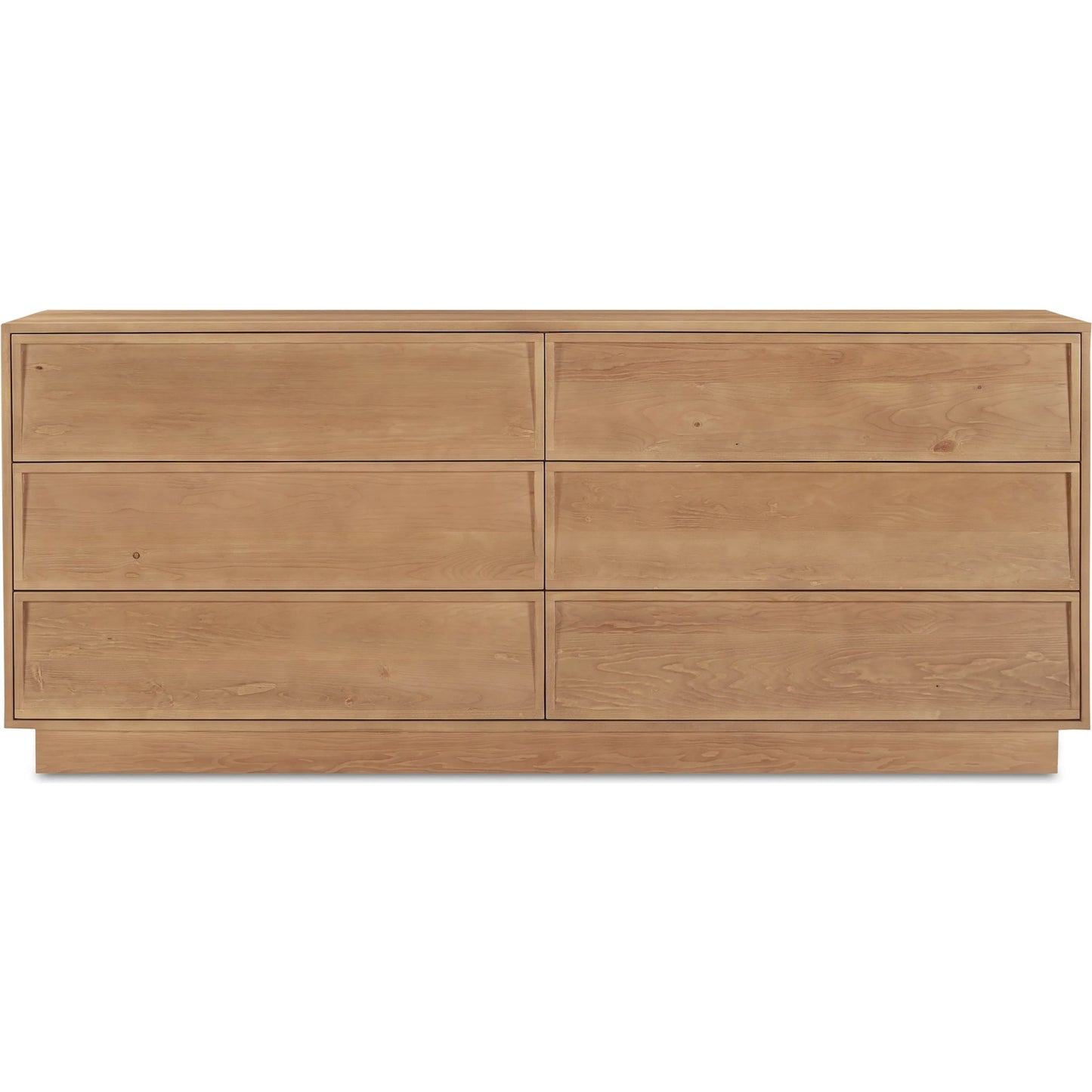 002 SI-2527881 | Additional Silo | Hudson 6 Drawer Dresser by Moe's Home Collection in natural. Made from drawers, sides, hemlock wood, drawer bottom panel, pine veneer, mdf in a unique style.