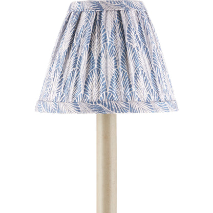Plume Tapered Chandelier Shade by Currey and Company. Made from cotton in a cottage & farmhouse style.