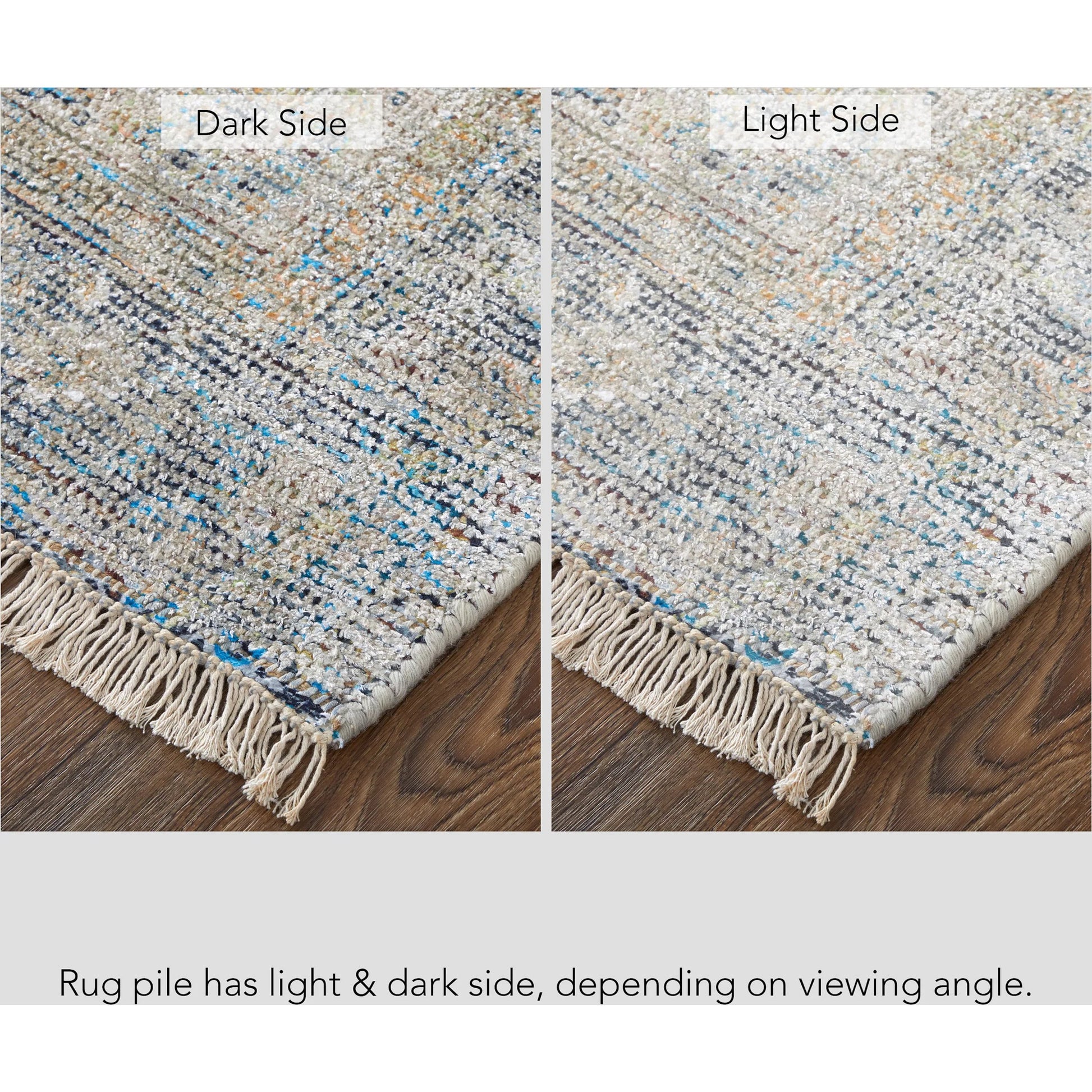 Caldwell Transitional Rug - 8802F by Feizy in blue, gray, tan. Made from wool, viscose in a unique style.