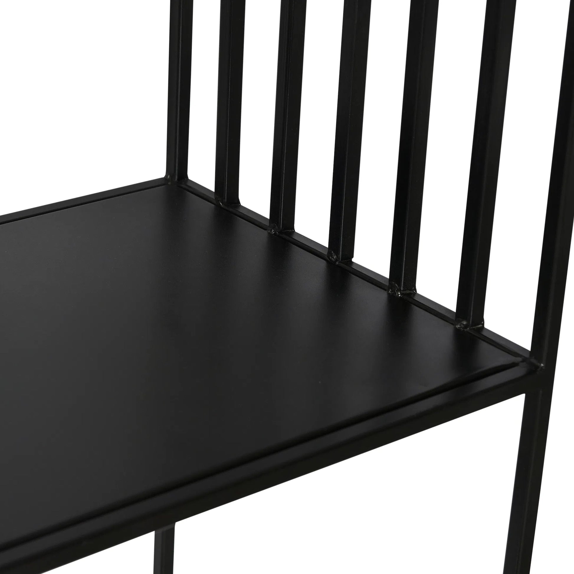 Constantin Bookcase by Arch & Plane in black gunmetal. Made from iron in a modern style.