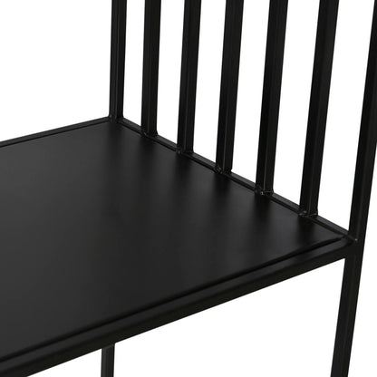 Constantin Bookcase by Arch & Plane in black gunmetal. Made from iron in a modern style.