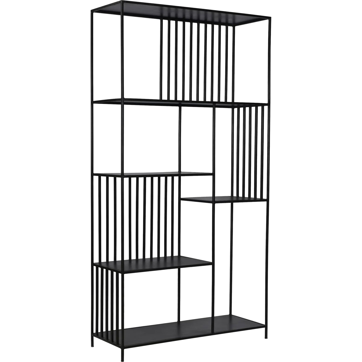 001 SI-2350435 | Primary Silo | Constantin Bookcase by Arch & Plane in black gunmetal. Made from iron in a modern style.