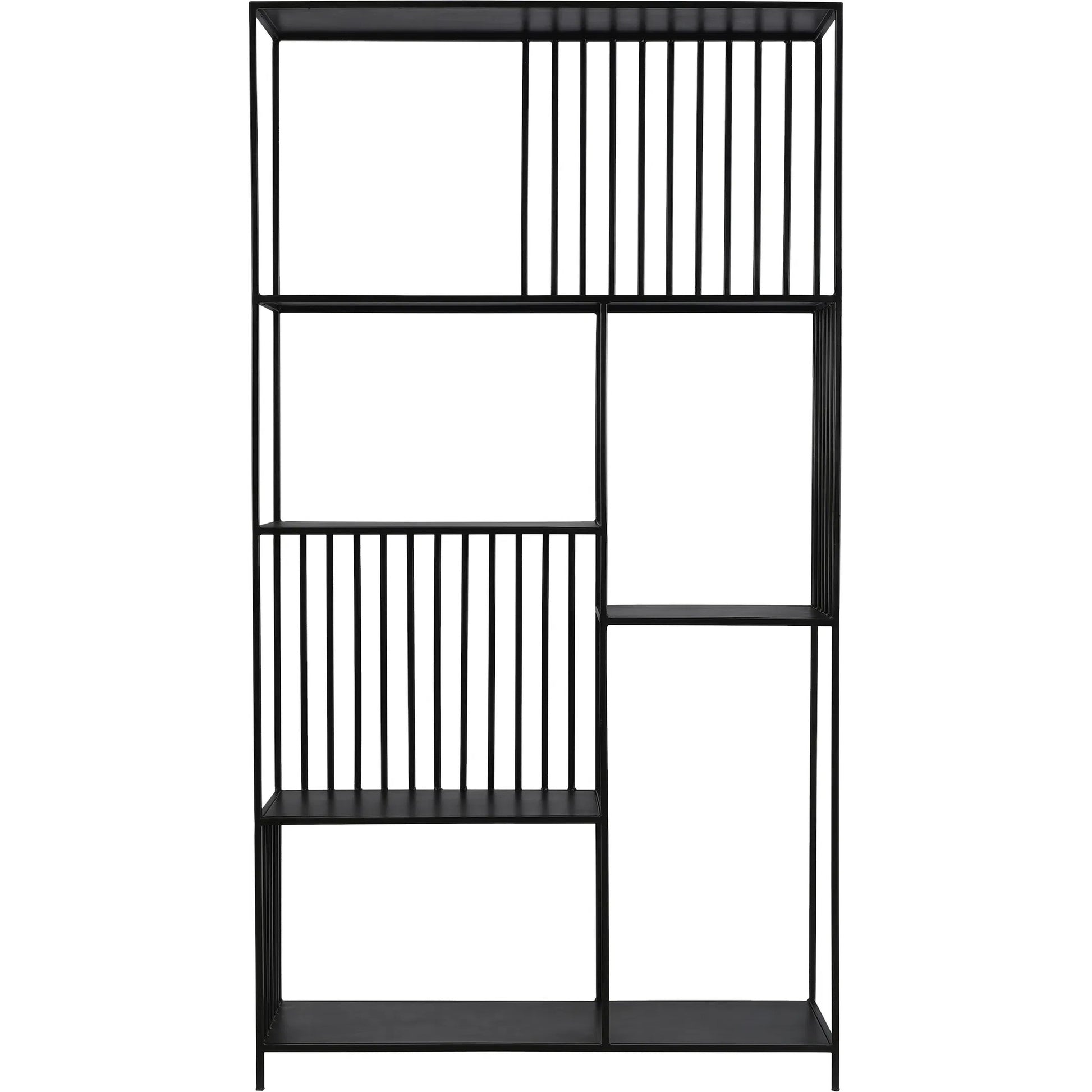 Constantin Bookcase by Arch & Plane in black gunmetal. Made from iron in a modern style.