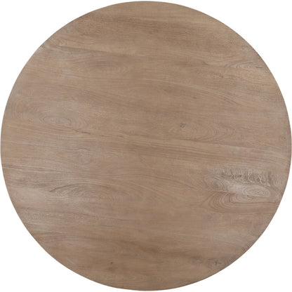 Selma Dining Table by Arch & Plane in natural. Made from mango wood in a unique style.