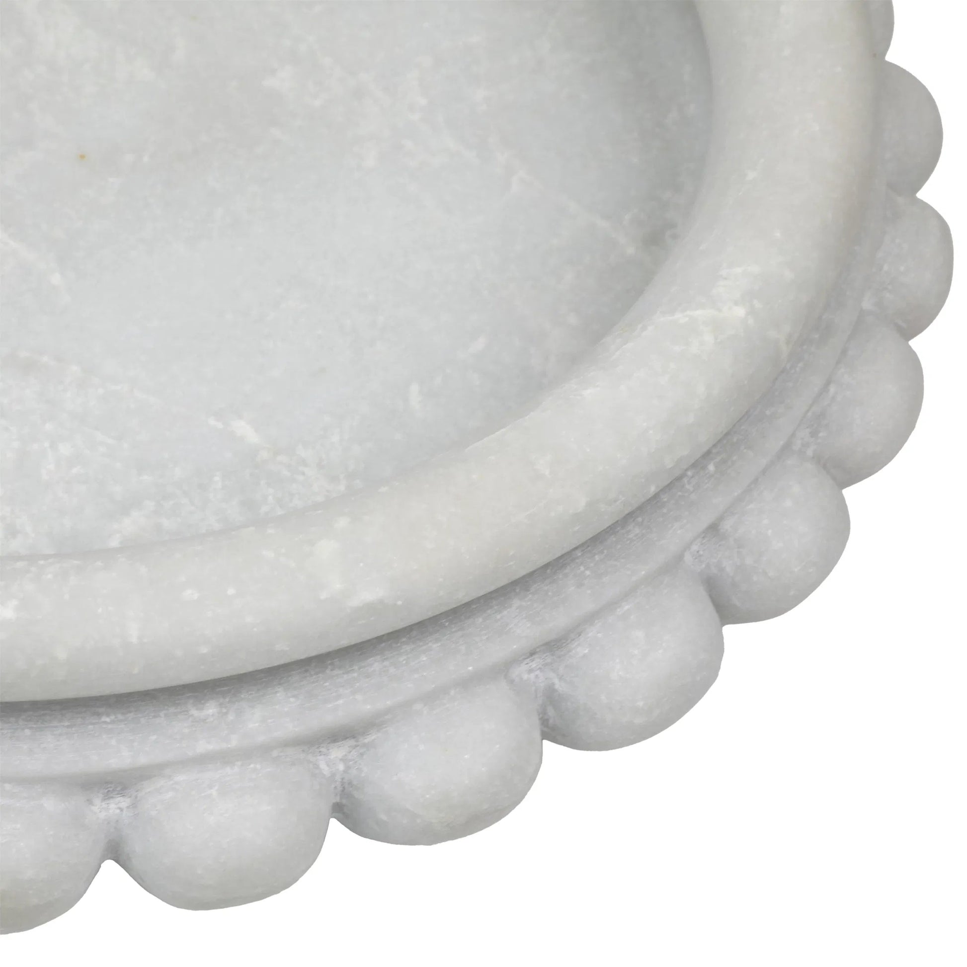 Allyssa Bowl by Arch & Plane in white. Made from marble in a modern style.