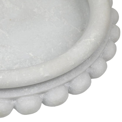 Allyssa Bowl by Arch & Plane in white. Made from marble in a modern style.