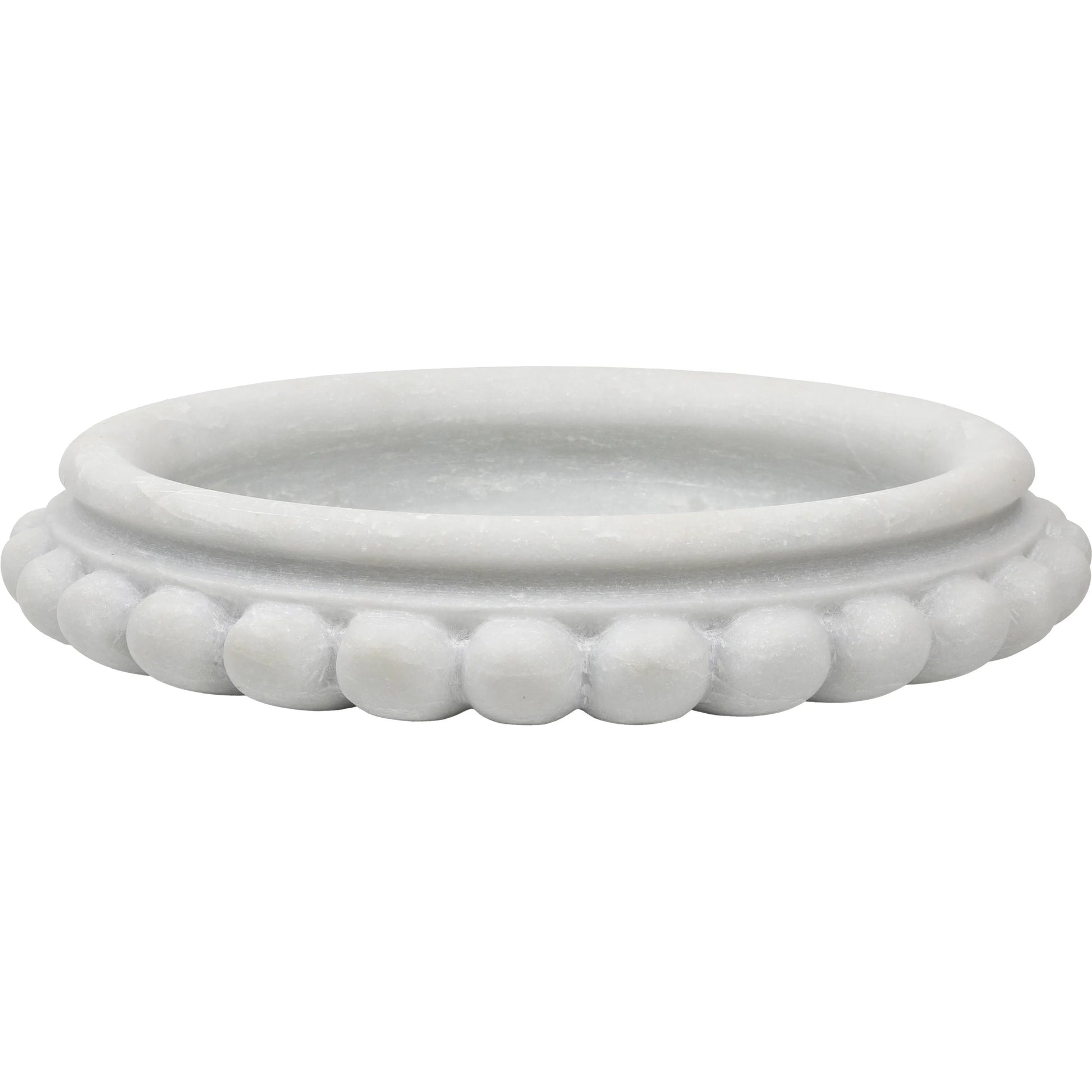Allyssa Bowl by Arch & Plane in white. Made from marble in a modern style.