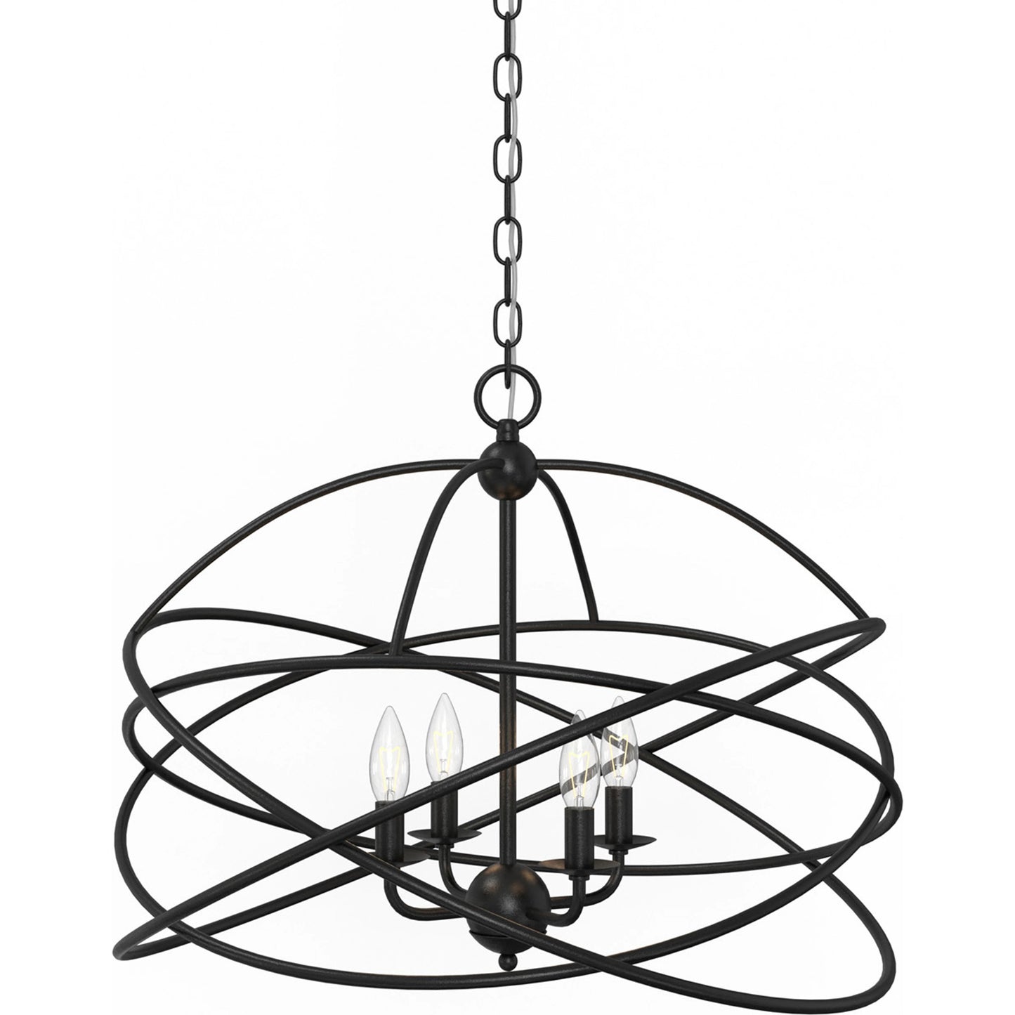 003 SI-1965948 | Additional Silo | Anson Chandelier by Lumanity in oil rubbed bronze. Made from iron in a modern style.