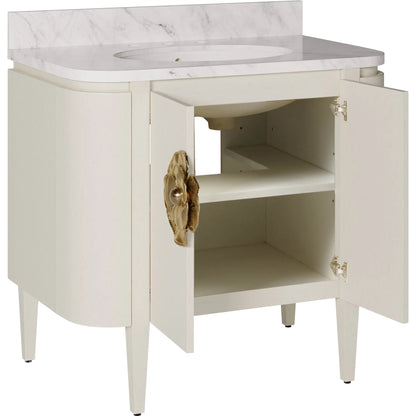 Briallen 36" Vanity with Oval Undermount Sink by Currey and Company. Made from unique in a unique style.