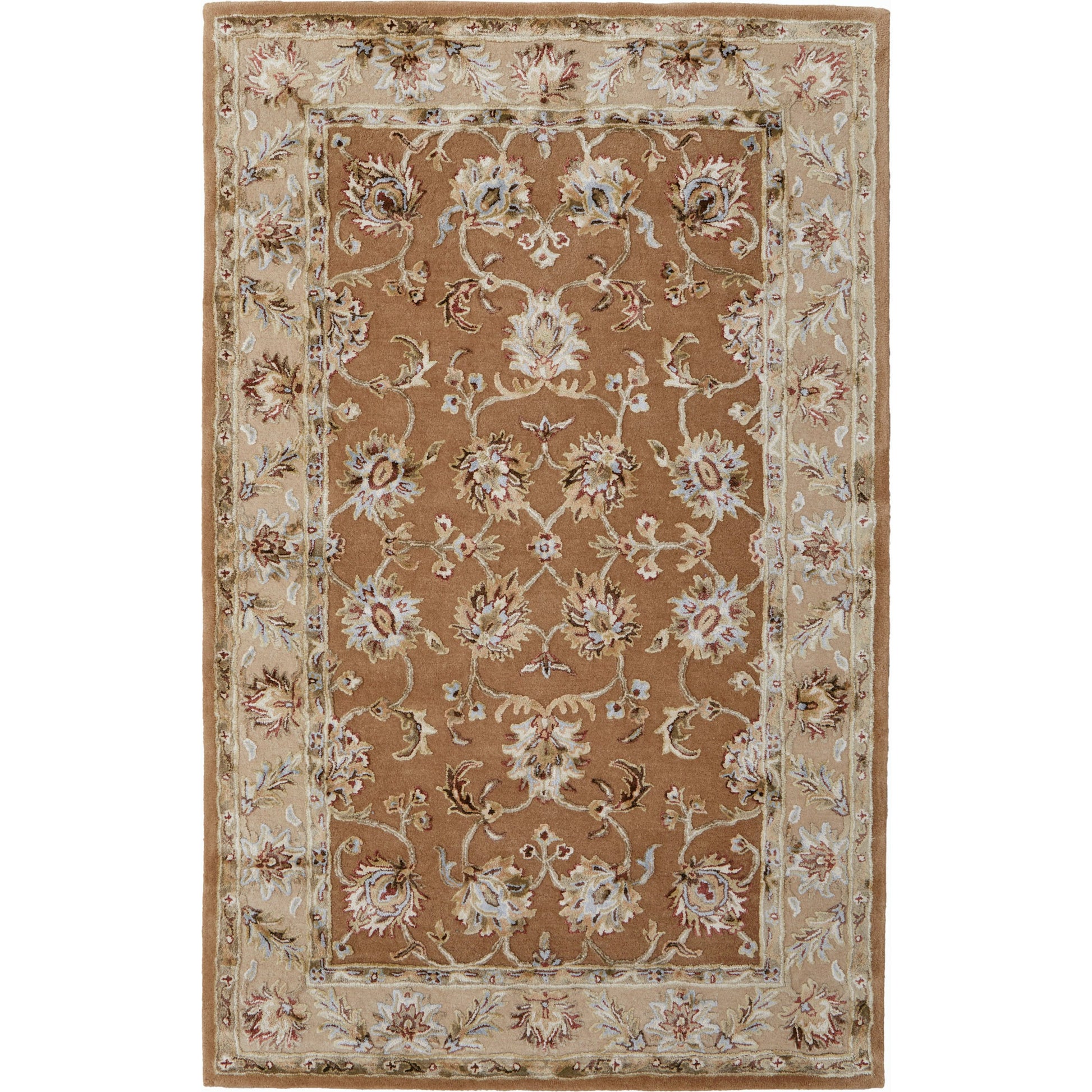 Prescott Traditional & Botanical Rug - 8939F by Feizy. Made from viscose, wool in a unique style.