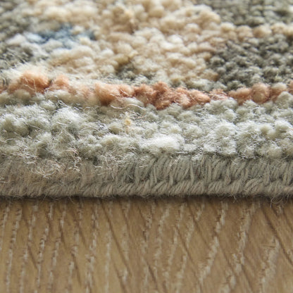 Carrington Traditional Oriental Rug - 6503F by Feizy in gray, gold, red. Made from wool in a unique style.