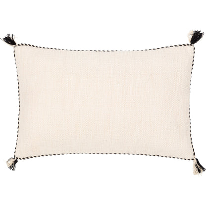 Braided Bisa Pillow - 32224 by Surya in gray, cream. Made from 100% cotton in a unique style.