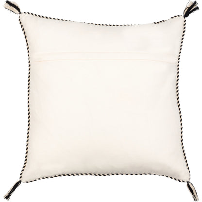 Braided Bisa Pillow - 32224 by Surya in gray, cream. Made from 100% cotton in a unique style.