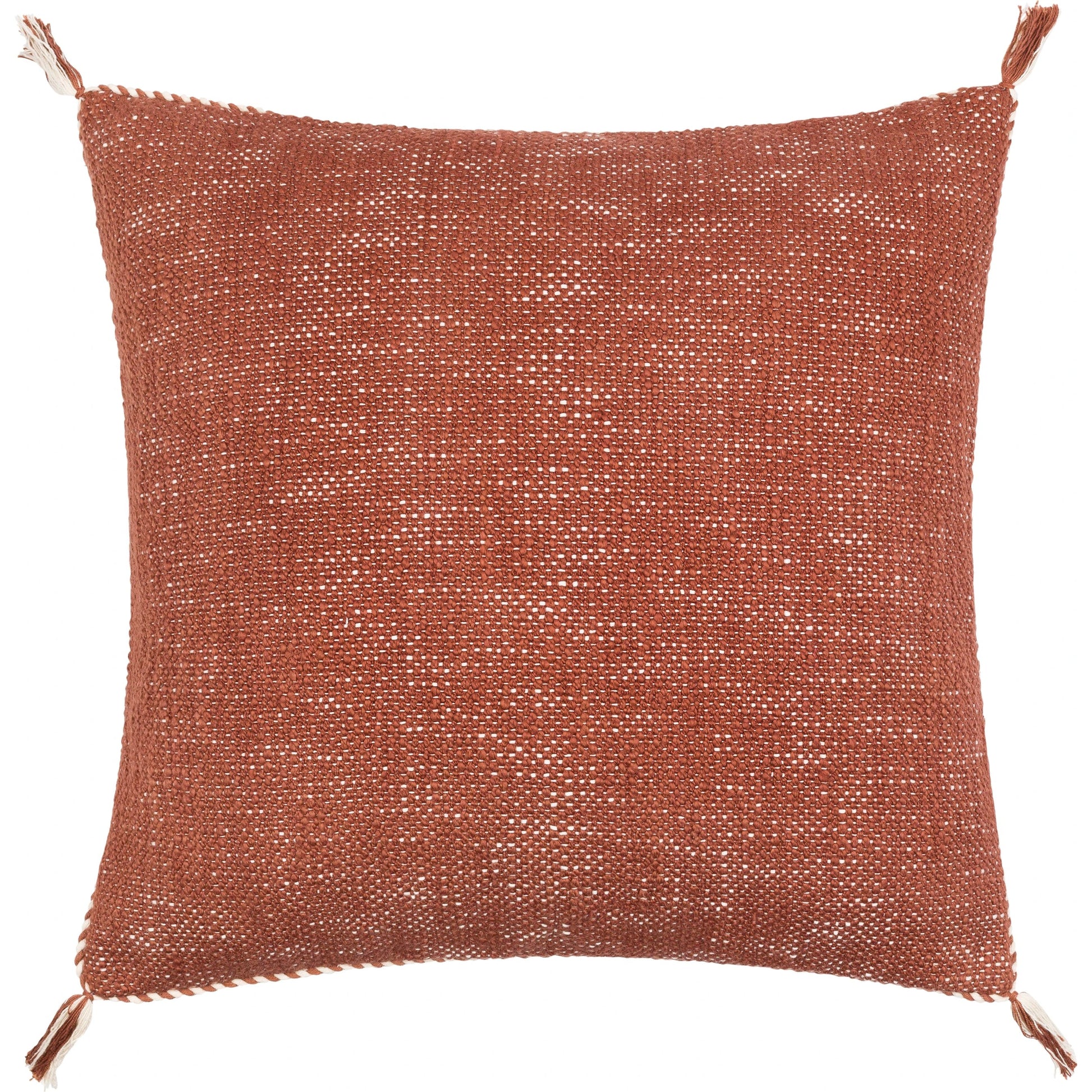 Braided Bisa Pillow - 32224 by Surya in gray, cream. Made from 100% cotton in a unique style.