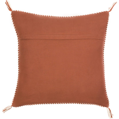 Braided Bisa Pillow - 32224 by Surya in gray, cream. Made from 100% cotton in a unique style.