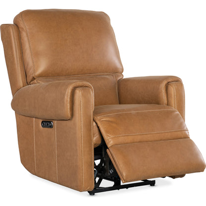 Somers Power Recliner by Hooker Furniture. Made from unique in a transitional style.