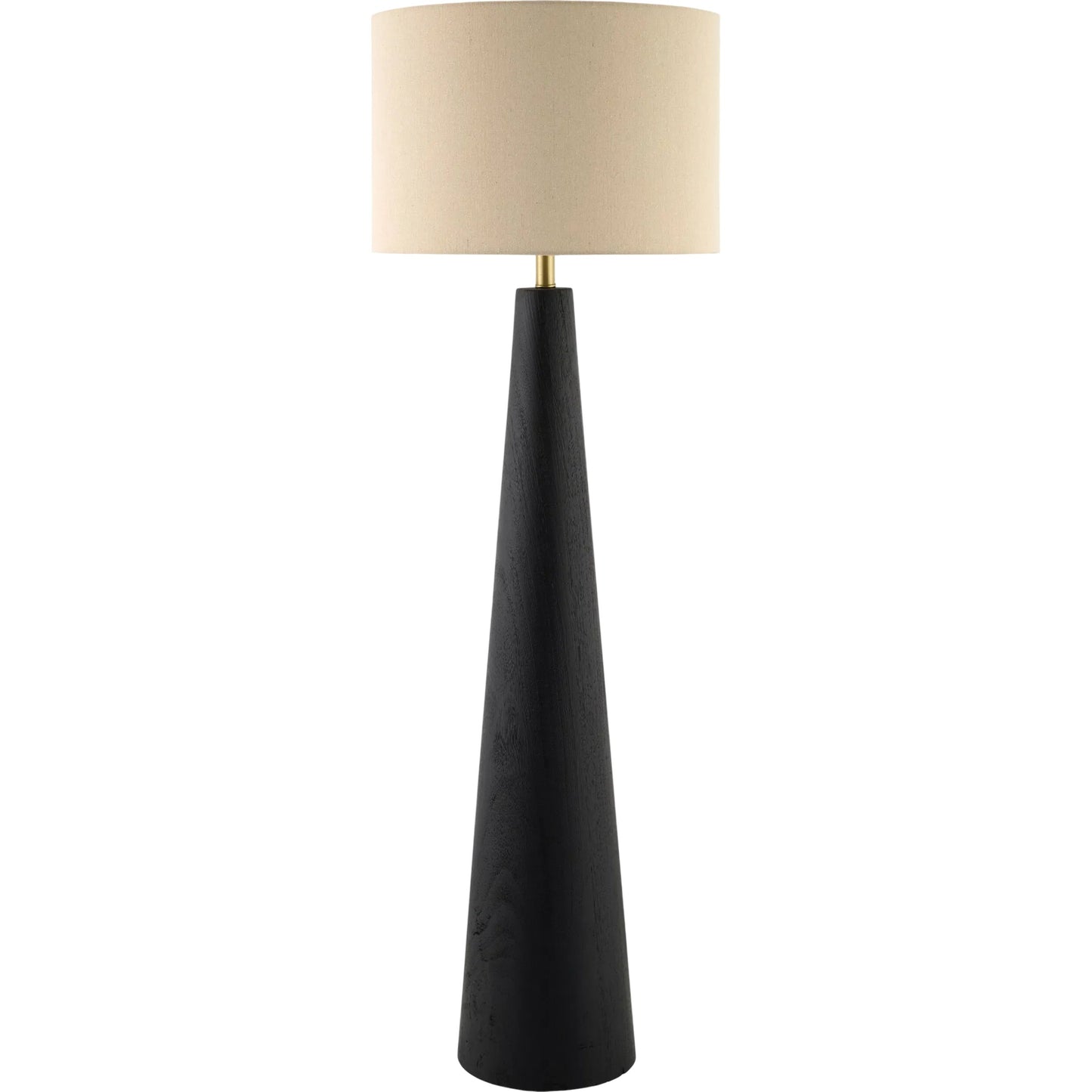 002 SI-2459583 | Primary Silo | Baobab Accent Floor Lamp by Surya. Made from rubber wood, linen, polyester, iron in a transitional style.