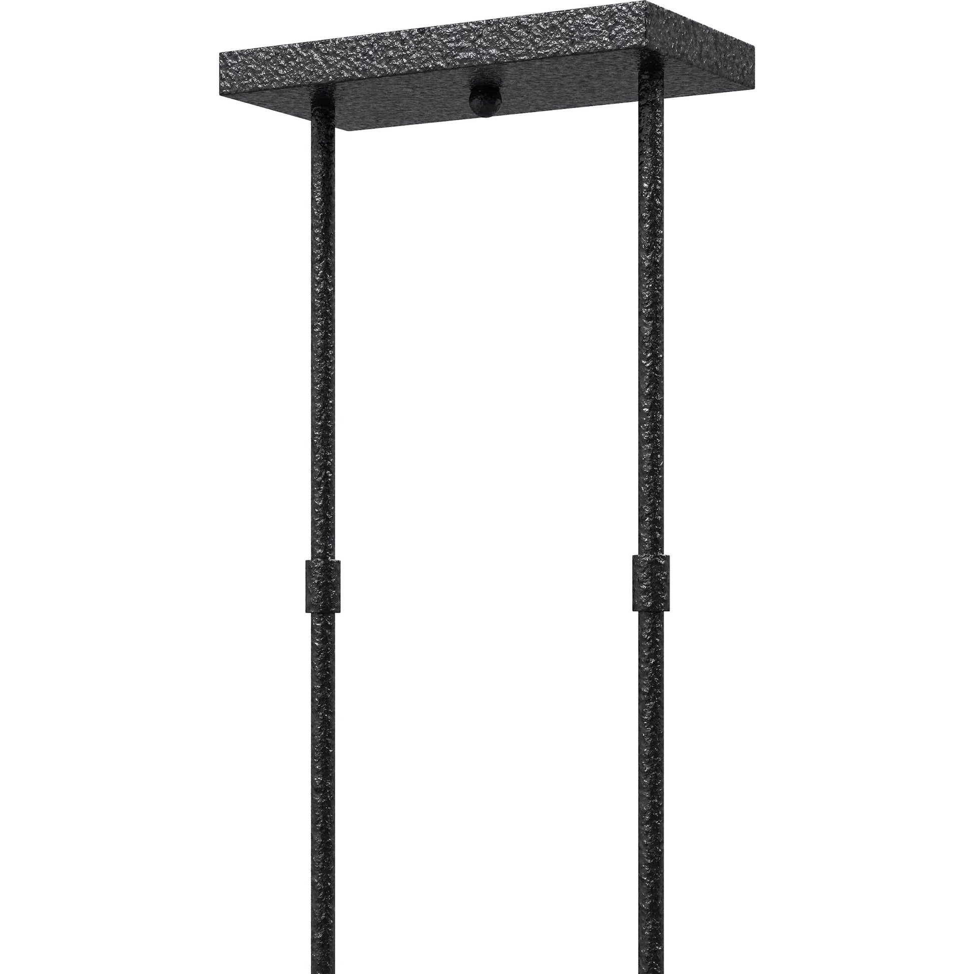 Denison Outdoor Lantern by Currey and Company in black, frosted white. Made from wrought iron, glass in a modern style.