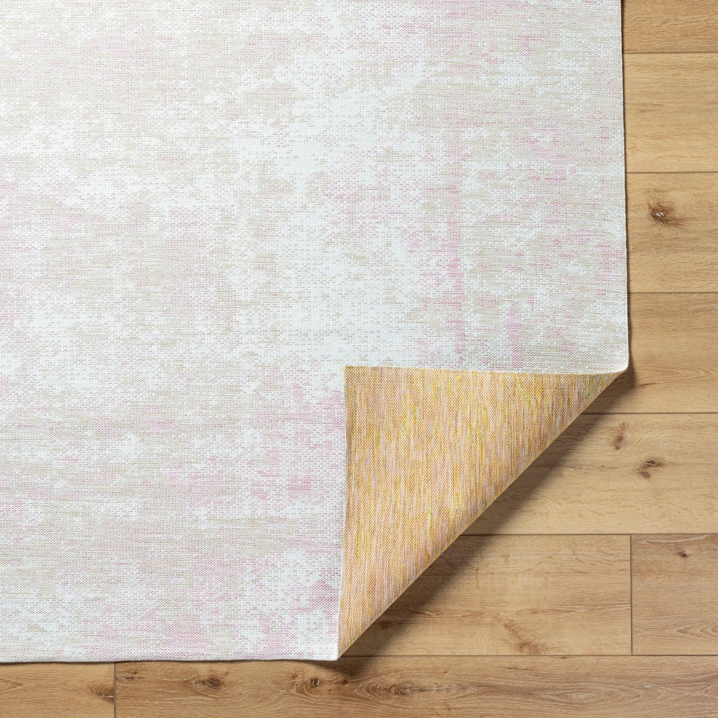 003 SI-2098807,SI-2098808 | Closeup | Barbados Rug - 492263 by Livabliss in light beige, off-white, mauve. Made from polypropylene in a unique style.