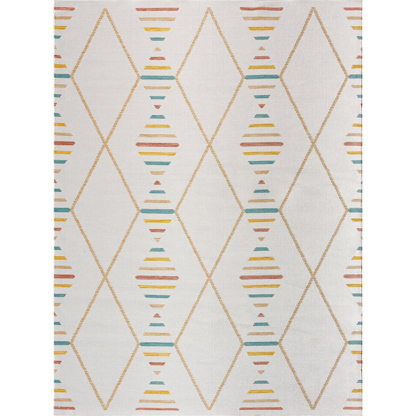 001 SI-2052571,SI-2052572,SI-2052573 | Primary Silo | Barbados Rug - 492269 by Livabliss in off-white, pale blue, light brown, mustard, rust. Made from face: 100% polypropylene, warp: 100% polypropylene in a unique style.