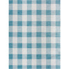 Pale Blue, Off-White / 5'2" x 7'