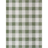 Medium Green, Off-White / 5'2" x 7'