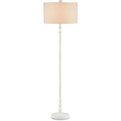 Gallo Floor Lamp by Currey and Company in bronze. Made from cast aluminum in a transitional style.
