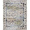 Ivory, Green, Blue / 2' x 3'