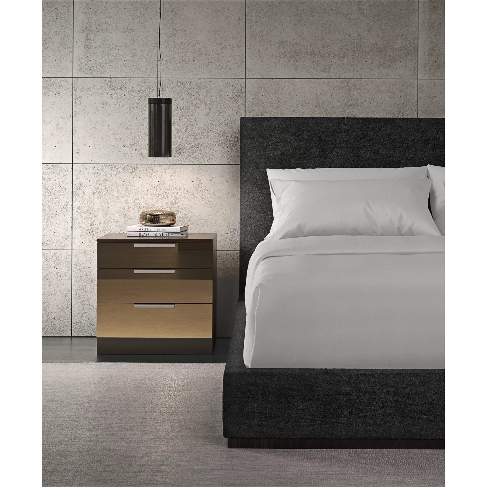 The Boutique Bed by Caracole. Made from birch in a modern style.