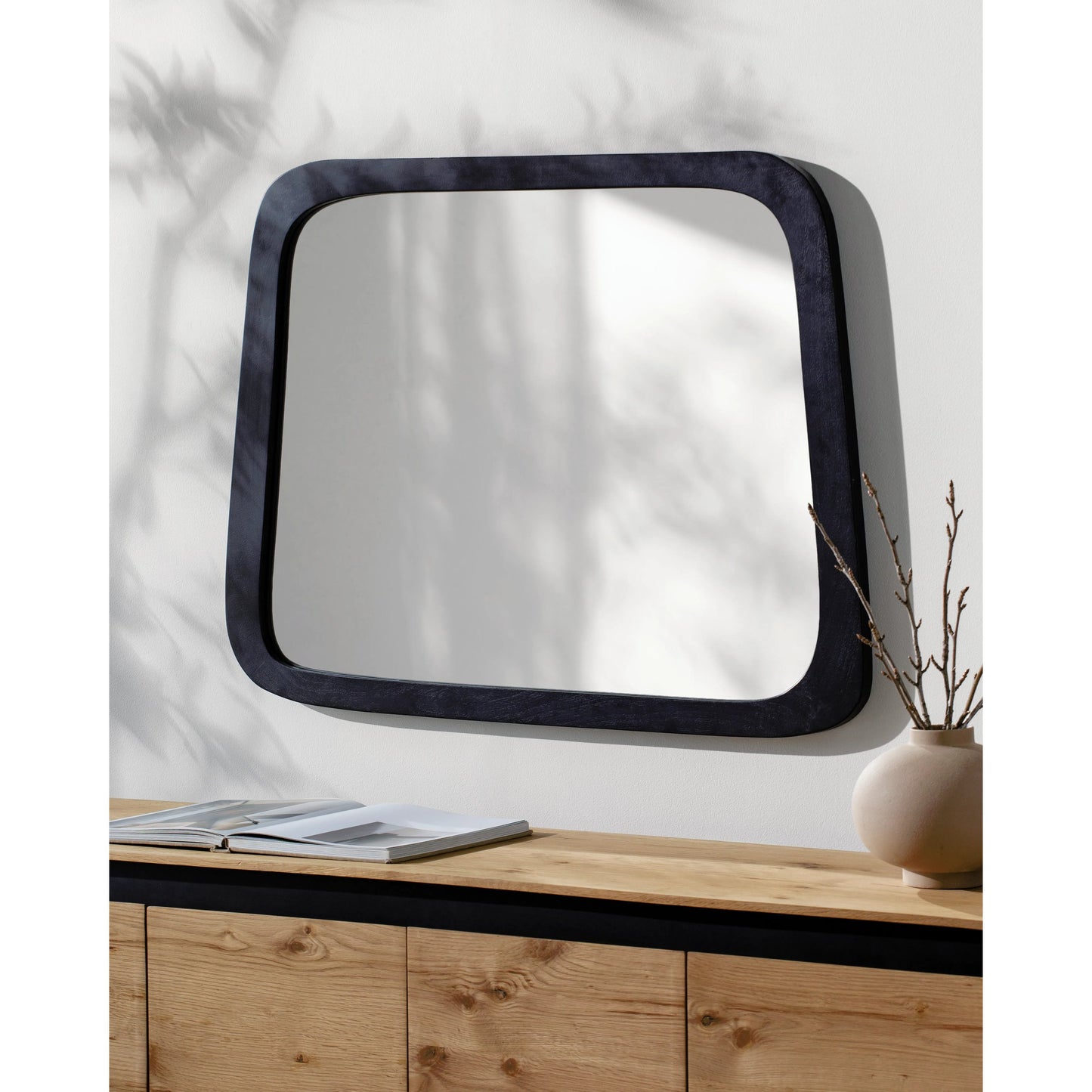 006 SI-2165813 | Lifestyle | Broome Accent Mirror - 539467 by Surya in hand finished. Made from acacia in a modern style.
