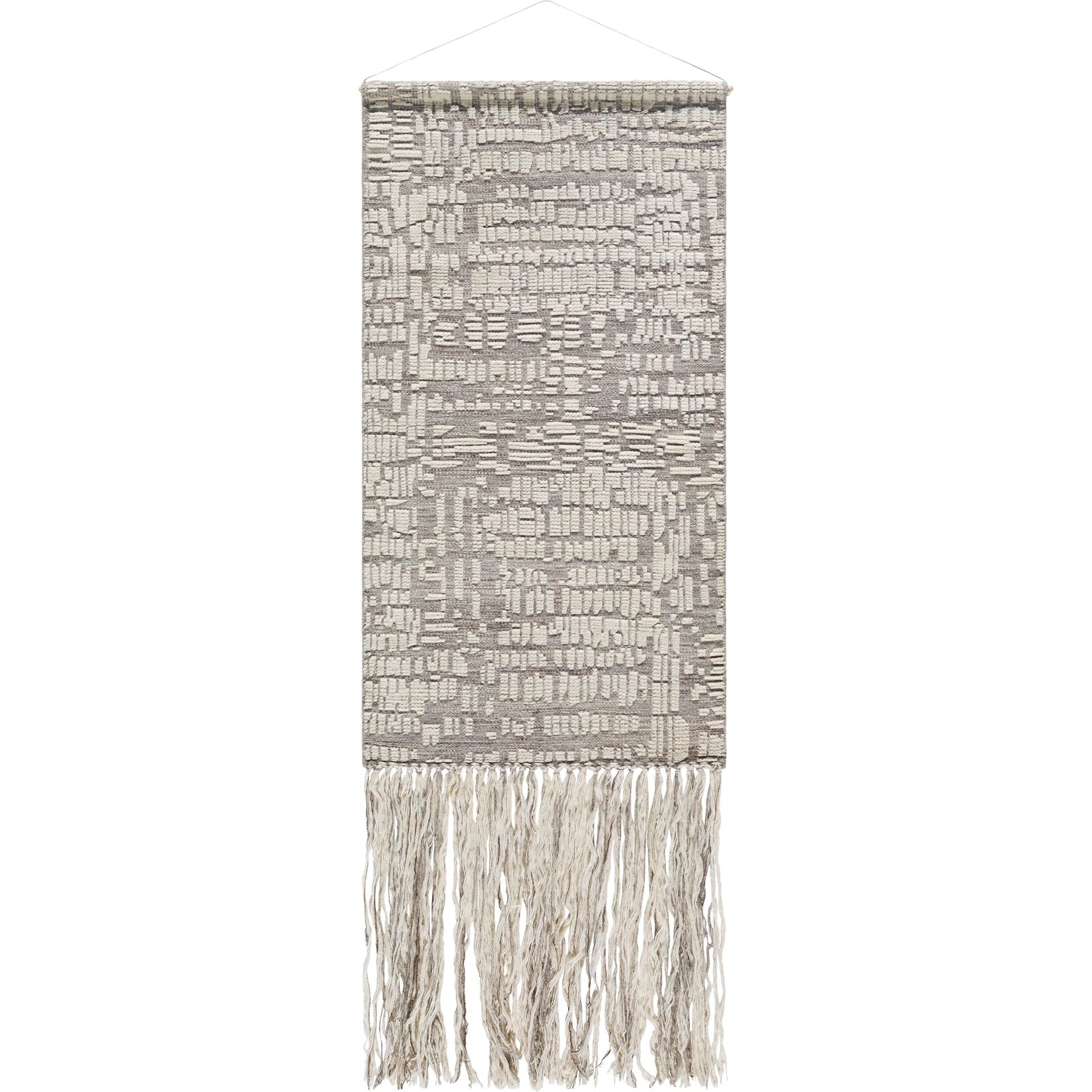 Bribana Wall Hanging Decor by Surya. Made from wool, cotton, wood in a modern style.