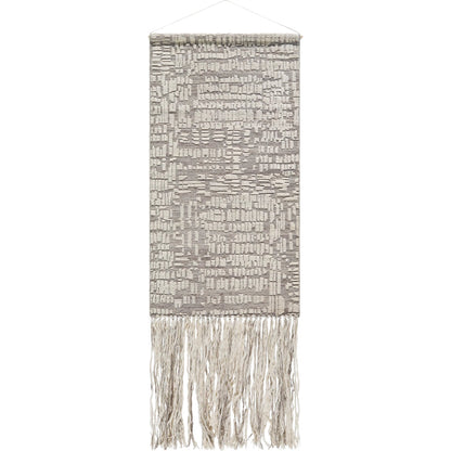 Bribana Wall Hanging Decor by Surya. Made from wool, cotton, wood in a modern style.