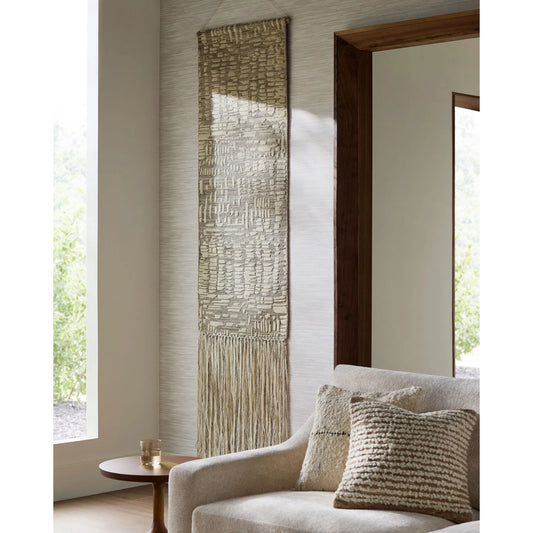 Bribana Wall Hanging Decor by Surya. Made from wool, cotton, wood in a modern style.