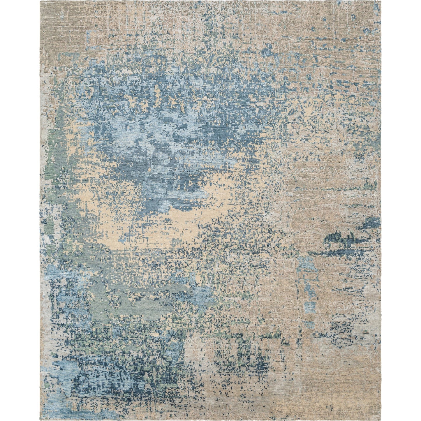 000 SI-1917912,SI-1917913,SI-1917914,SI-1917915 | Primary Silo | Abbey BBY-2300 Rug by Surya in light olive, olive, beige, ink blue, medium gray, dark blue. Made from main: 50% silk, main: 50% wool in a unique style.