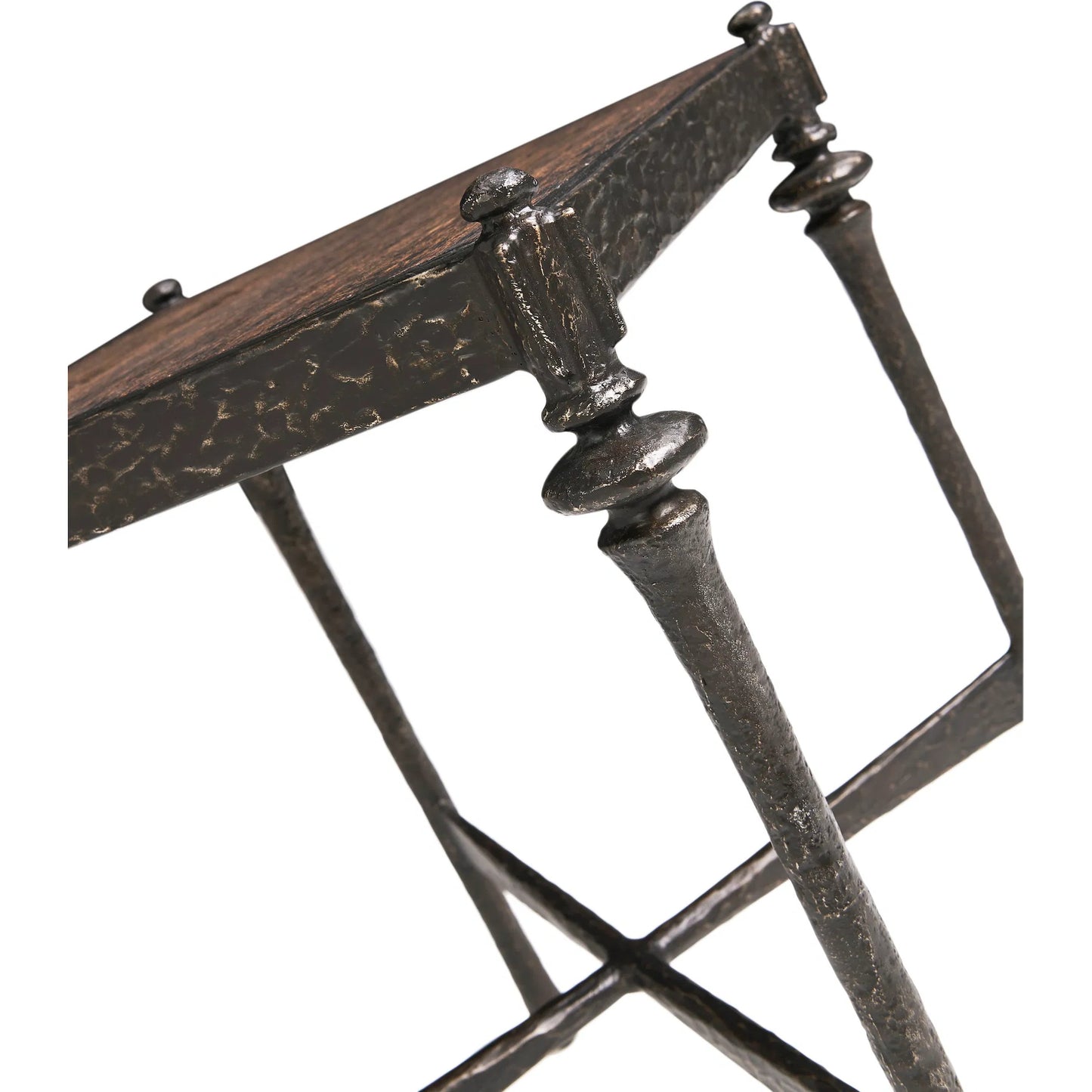 009 SI-2462652 | Closeup | Terravita Square Side Table by Jonathan Charles in black caldera oak. Made from oak veneer in a cottage & farmhouse style.