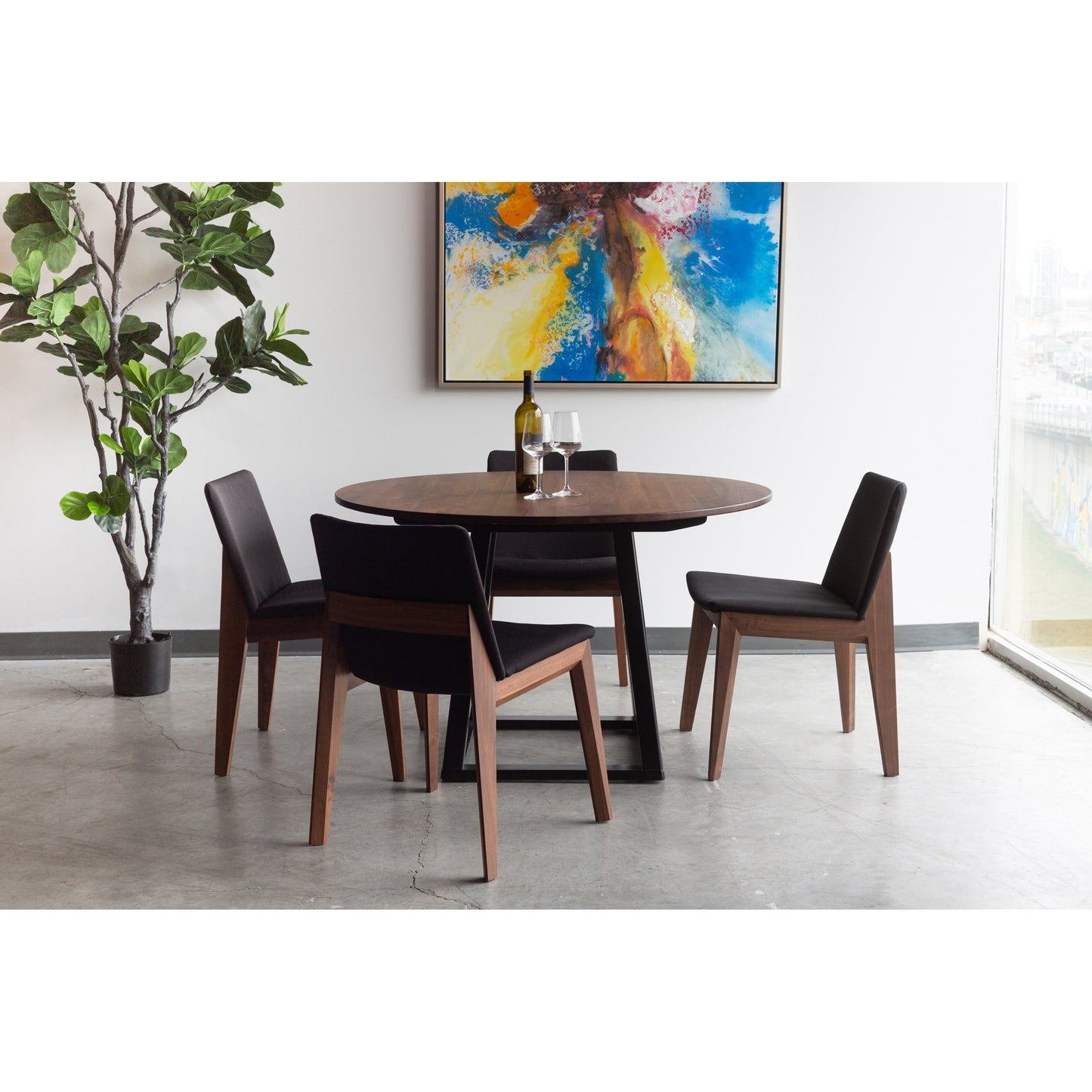 026 S-698858 | Lifestyle | Deco Dining Chair Pvc (Set of 2) by Moe's Home Collection. Made from unique in a modern style.