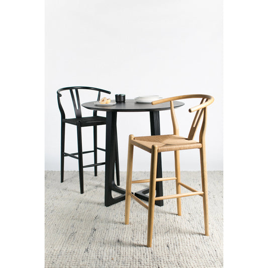 Godenza Counter Table by Moe's Home Collection in black. Made from solid ash top in a modern style.