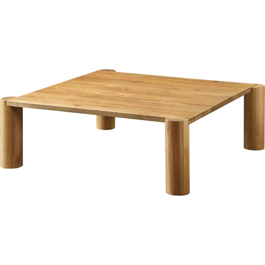 Post Coffee Table by Moe's Home Collection in natural. Made from solid oak in a modern style.