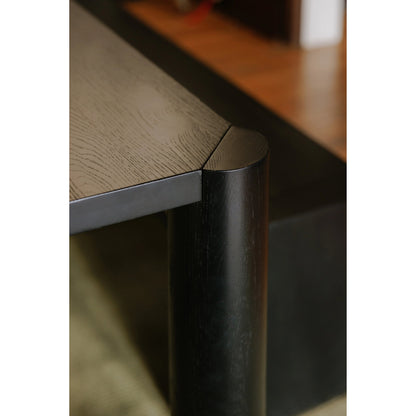 Post Dining Table by Moe's Home Collection. Made from solid white oak in a modern style.
