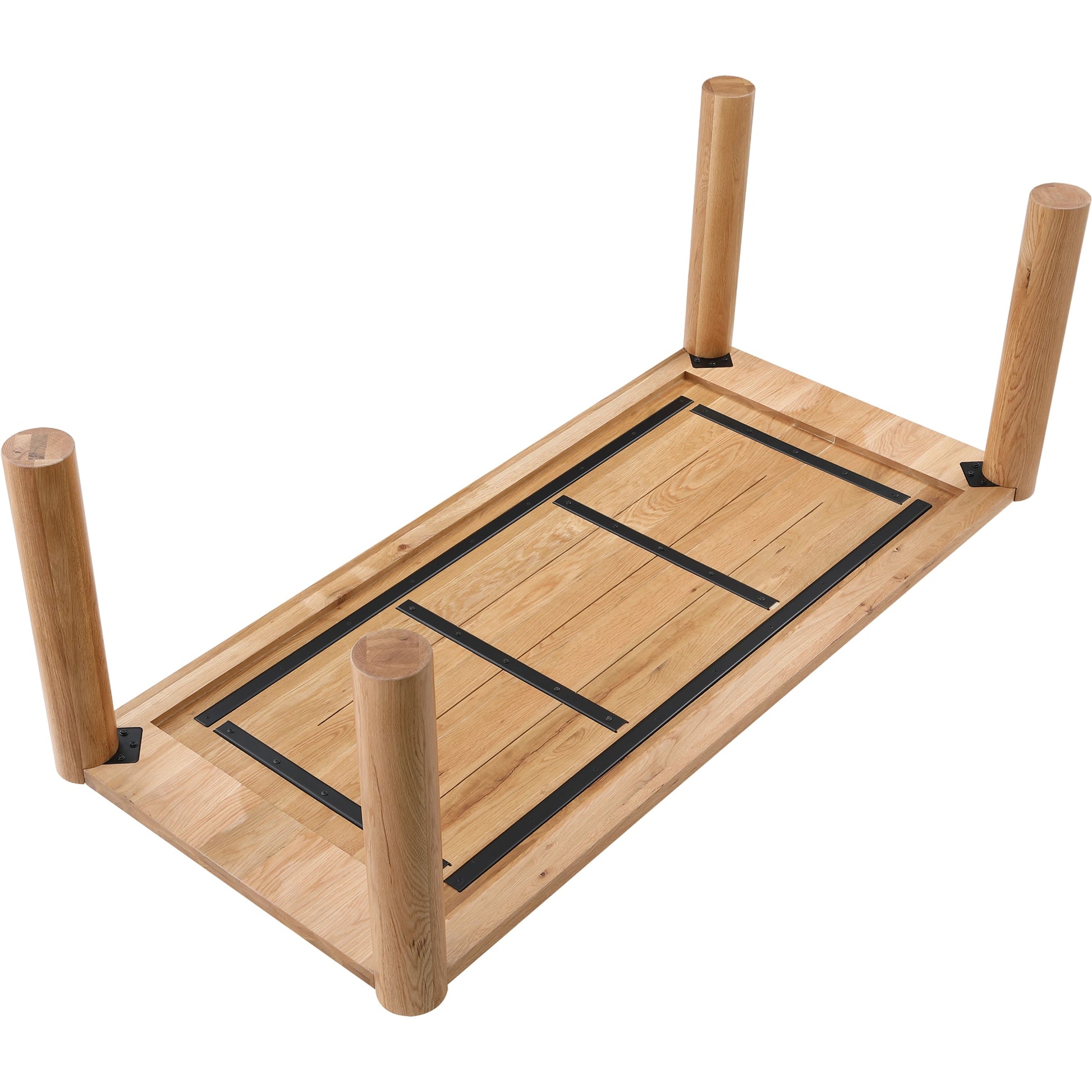 Post Dining Table by Moe's Home Collection. Made from solid white oak in a modern style.